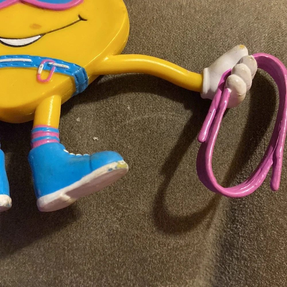 Vintage bendy keychain 2000 mountain climber